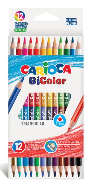 Карандаши цветные Carioca Bicolor 42991