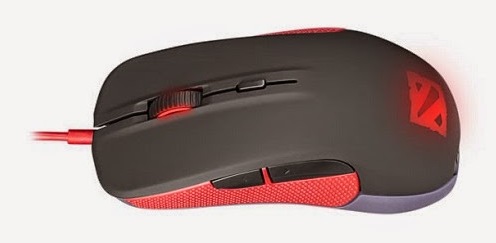Мышь SteelSeries Rival Dota 2 черный/красный оптическая (6500dpi) USB игровая (5but)