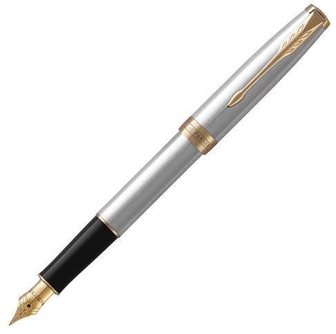 Ручка перьевая PARKER Sonnet Core F527 CW1931504, нержавеющая сталь F, 1 шт