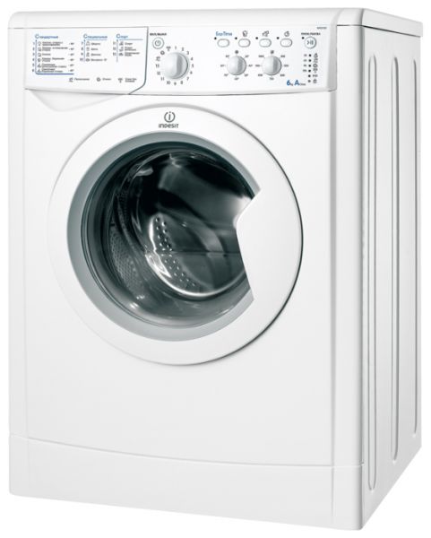 Стиральная машина Indesit IWC 6105 B фронтальная 6 кг белый